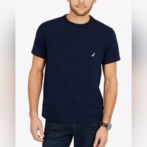 Nautica Cotton Logo Short Sleeve Size L